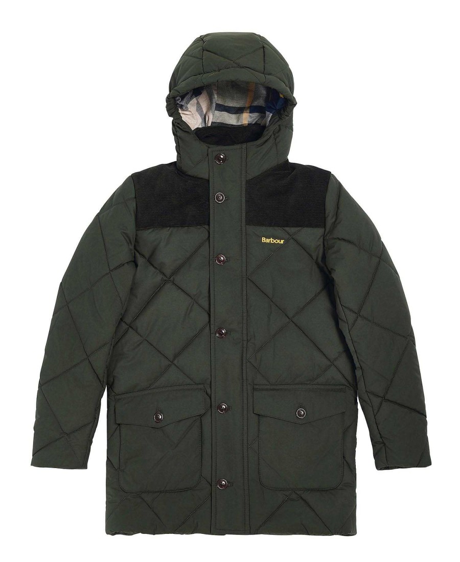 Kids Barbour Jackets | Boys' Elmwood Quilted Jacket