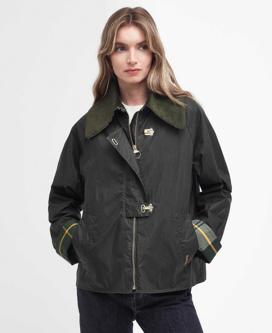 Women Barbour Waxed Jackets | Drummond Waxed Jacket