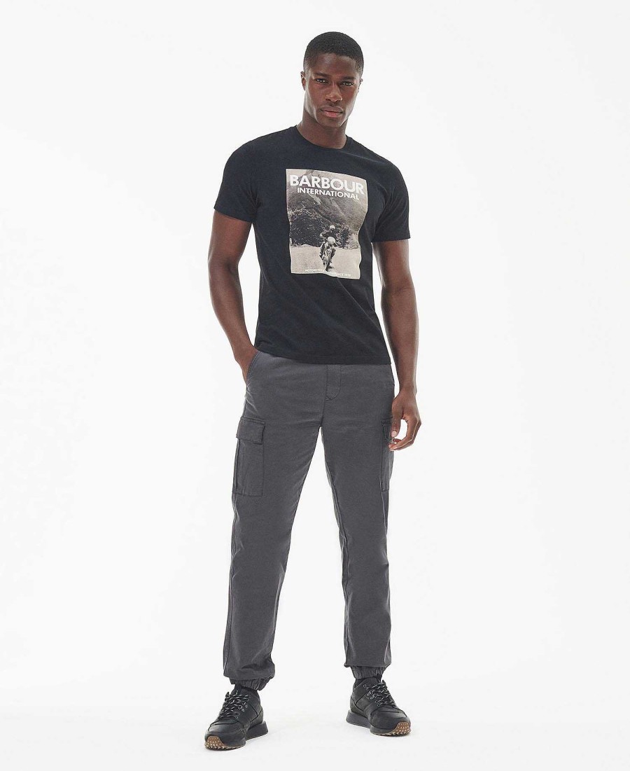 Men Barbour T-Shirts | Race T-Shirt