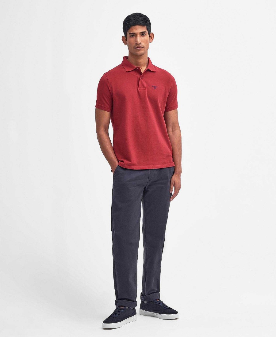 Men Barbour Polo Shirts | Lightweight Sports Polo Shirt