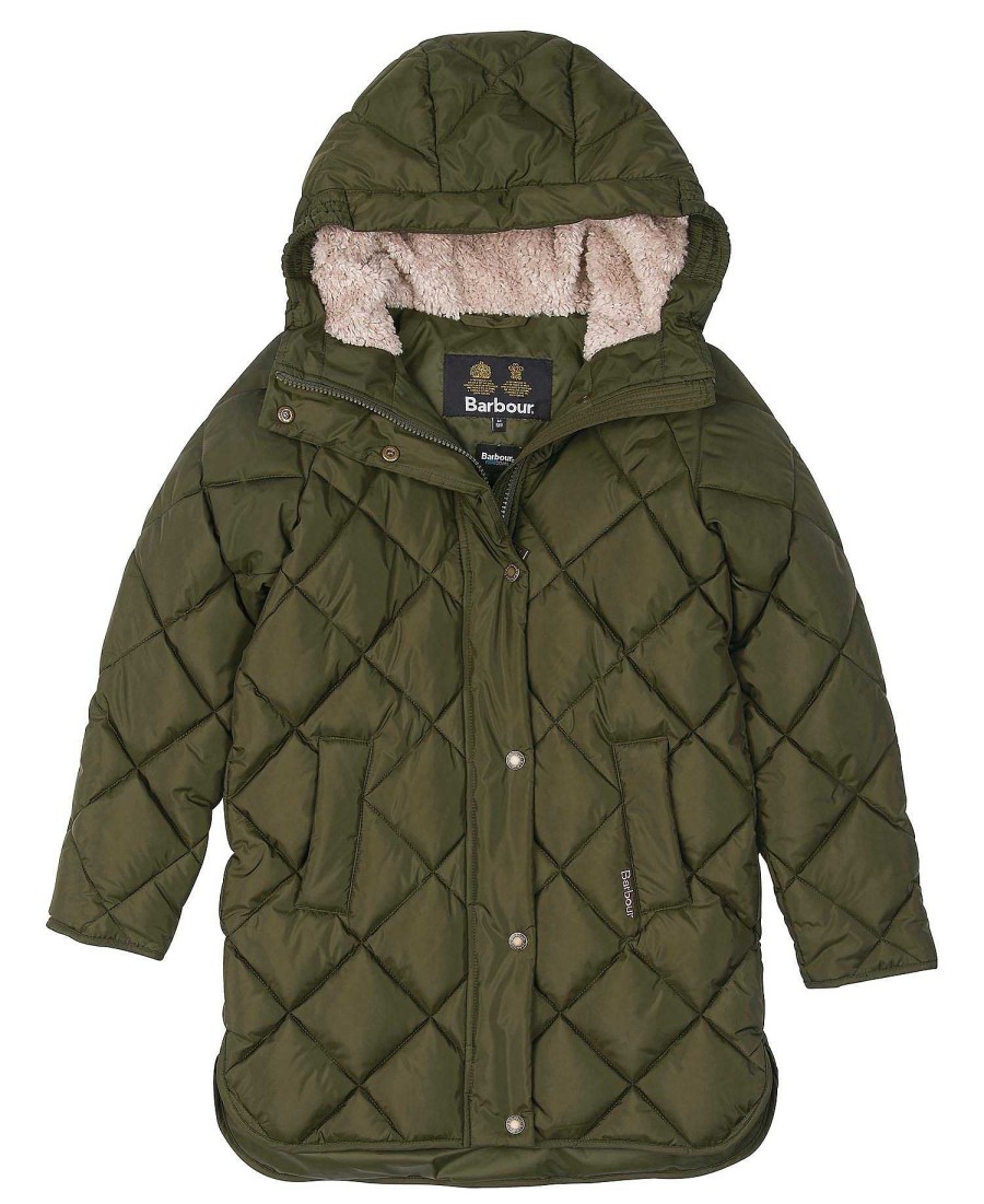 Kids Barbour Jackets | Girls Sandyford Quilted Jacket