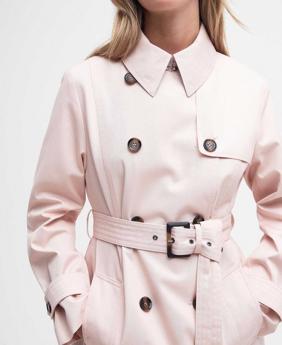 Women Barbour Trench Coats | Greta Showerproof Trench Coat