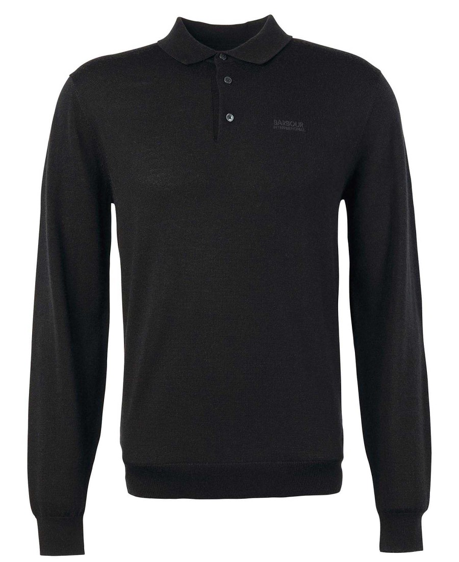 Men Barbour Jumpers | Merino Polo Shirt