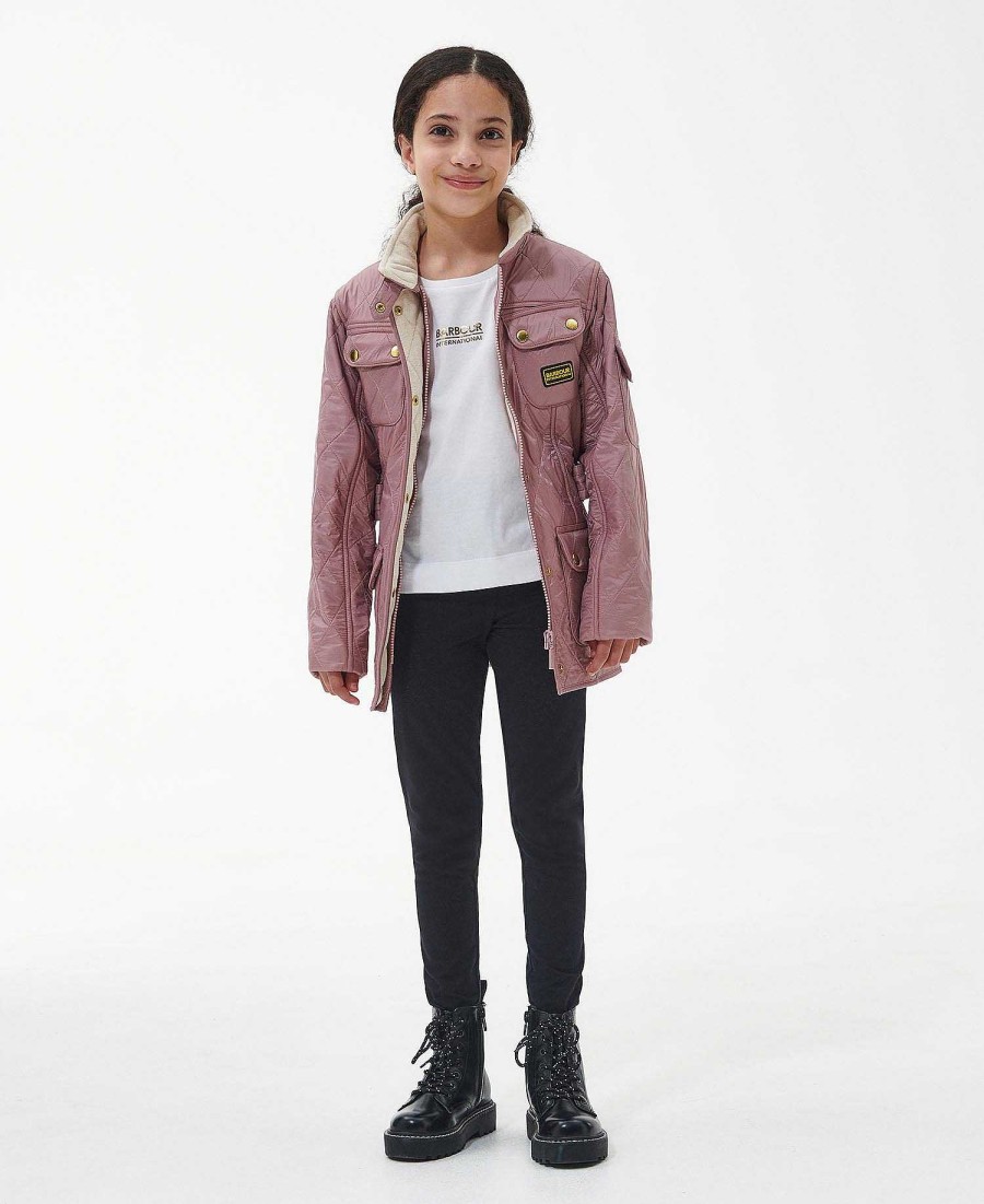 Kids Barbour Jackets | Girls International Polarquilt Jacket