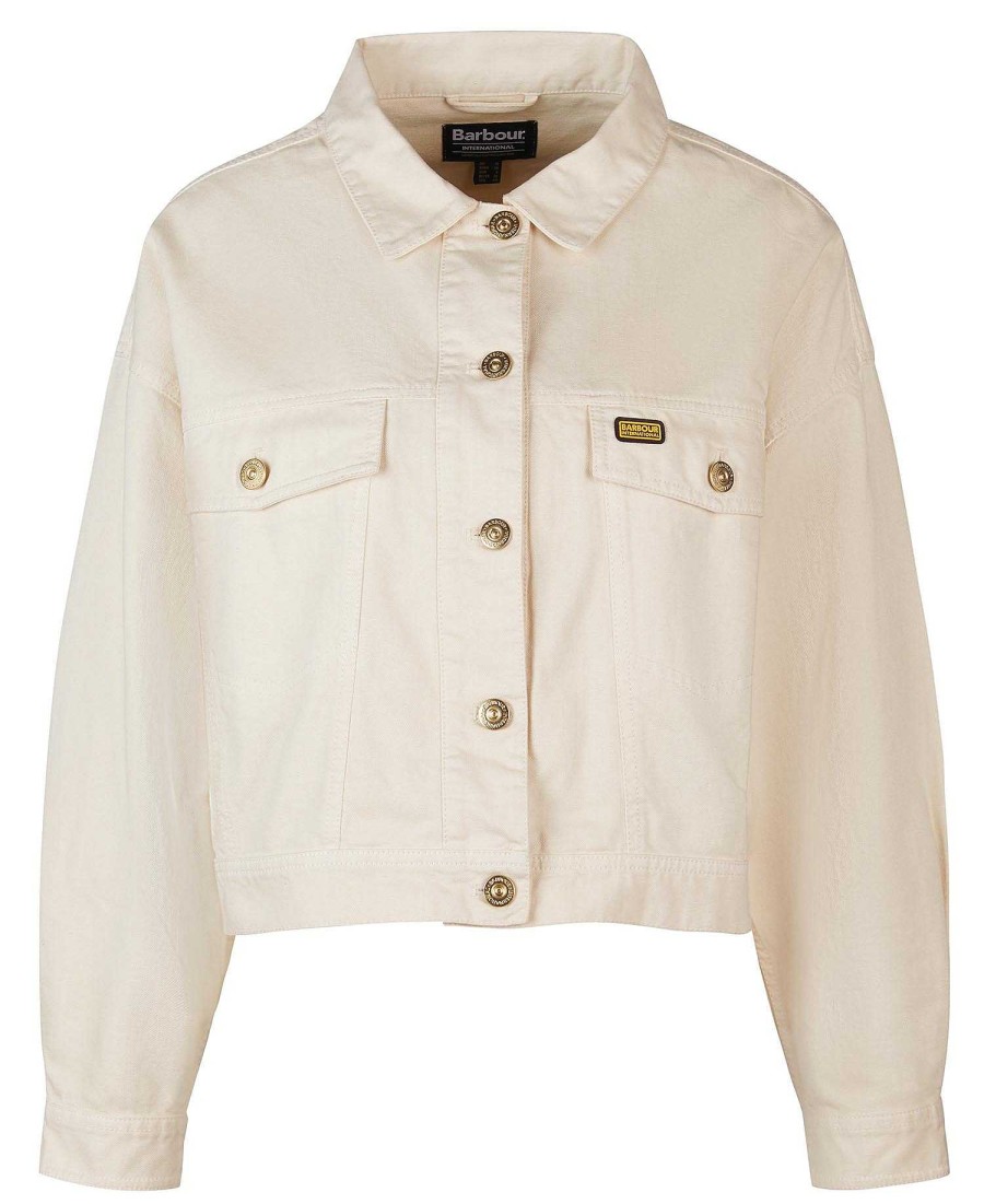 Women Barbour Shirts & Blouses | B.Intl Lorimer Denim Jacket