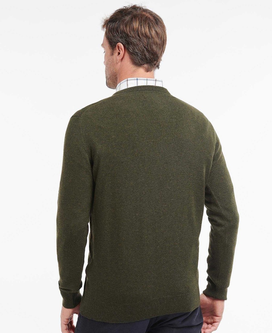 Men Barbour Jumpers | Essential V-Neck Sweatshirt