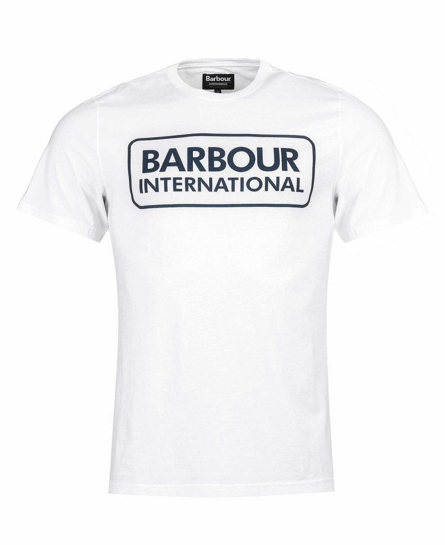 Men Barbour T-Shirts | Essential Large Logo T-Shirt