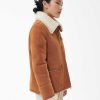 Women Barbour Casual Jackets | Amal Shearling Aviator Jacket