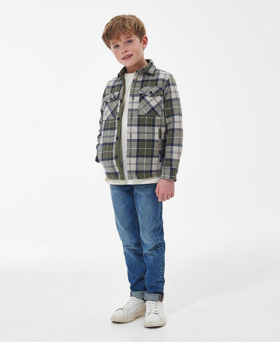 Kids Barbour Clothing | Boys Tartan Overshirt