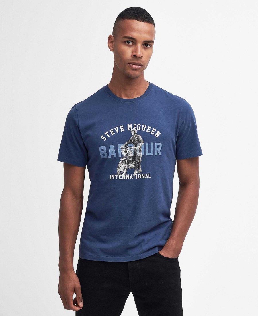 Men Barbour T-Shirts | Speedway T-Shirt