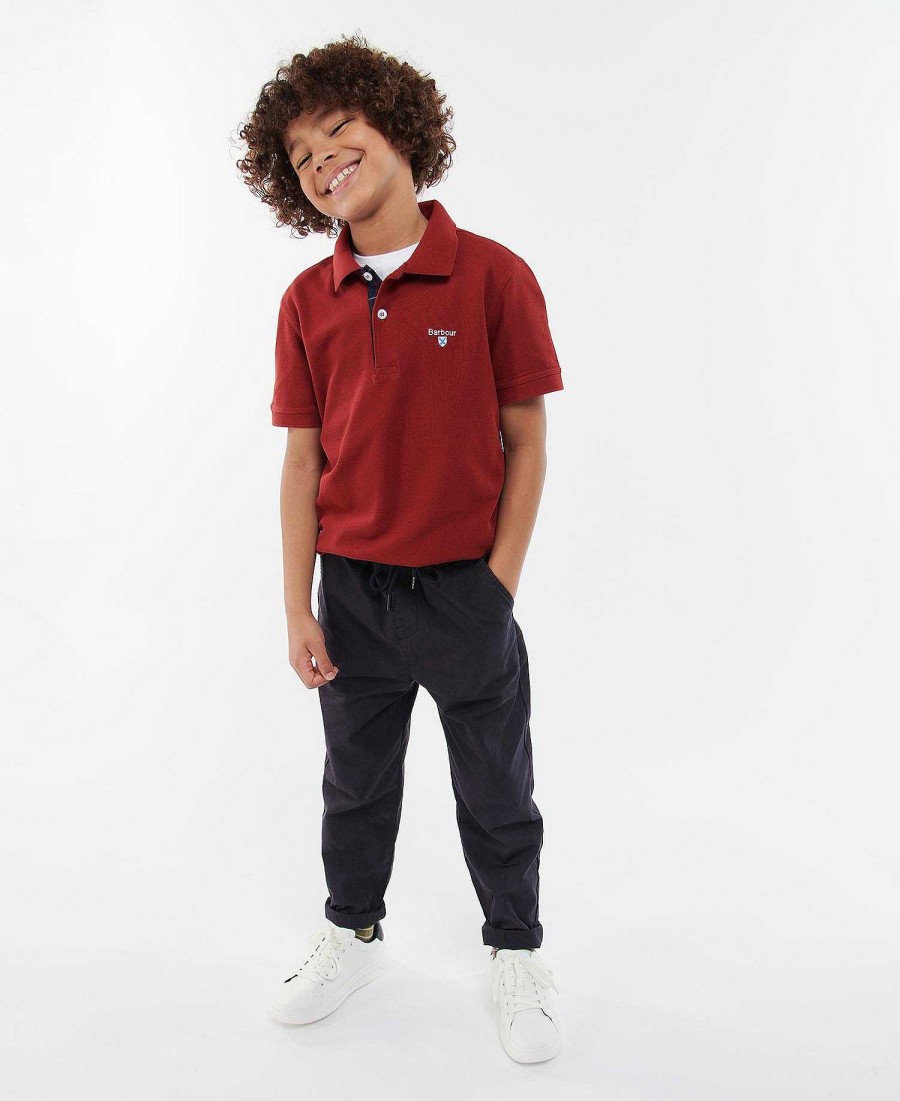 Kids Barbour Clothing | Boys' Tartan Polo Shirt