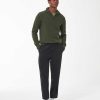 Men Barbour Jumpers | Essential L/Wool Half Zip Jumper