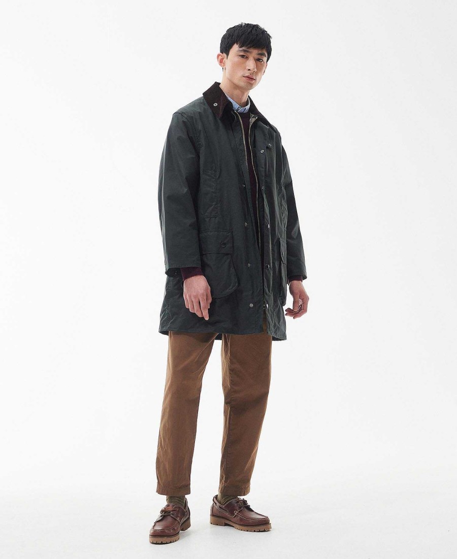 Men Barbour Waxed Jackets | Os Border Wax Jacket