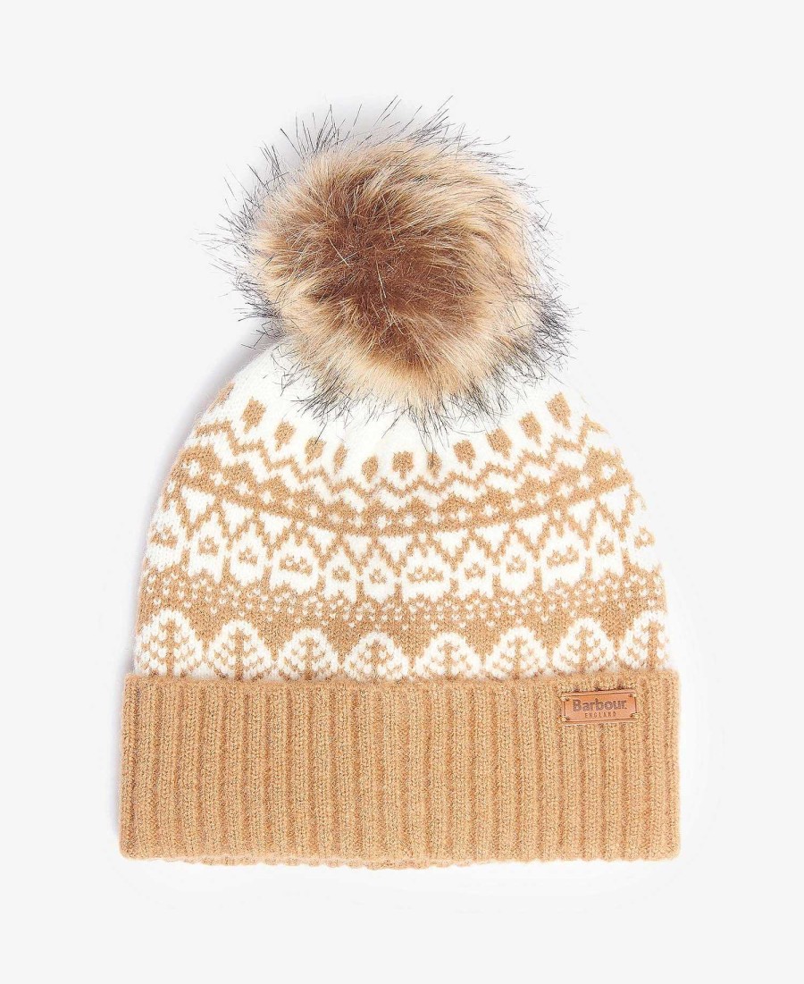 Accessories Barbour Hats & Gloves | Alpine Fairisle Pom Beanie