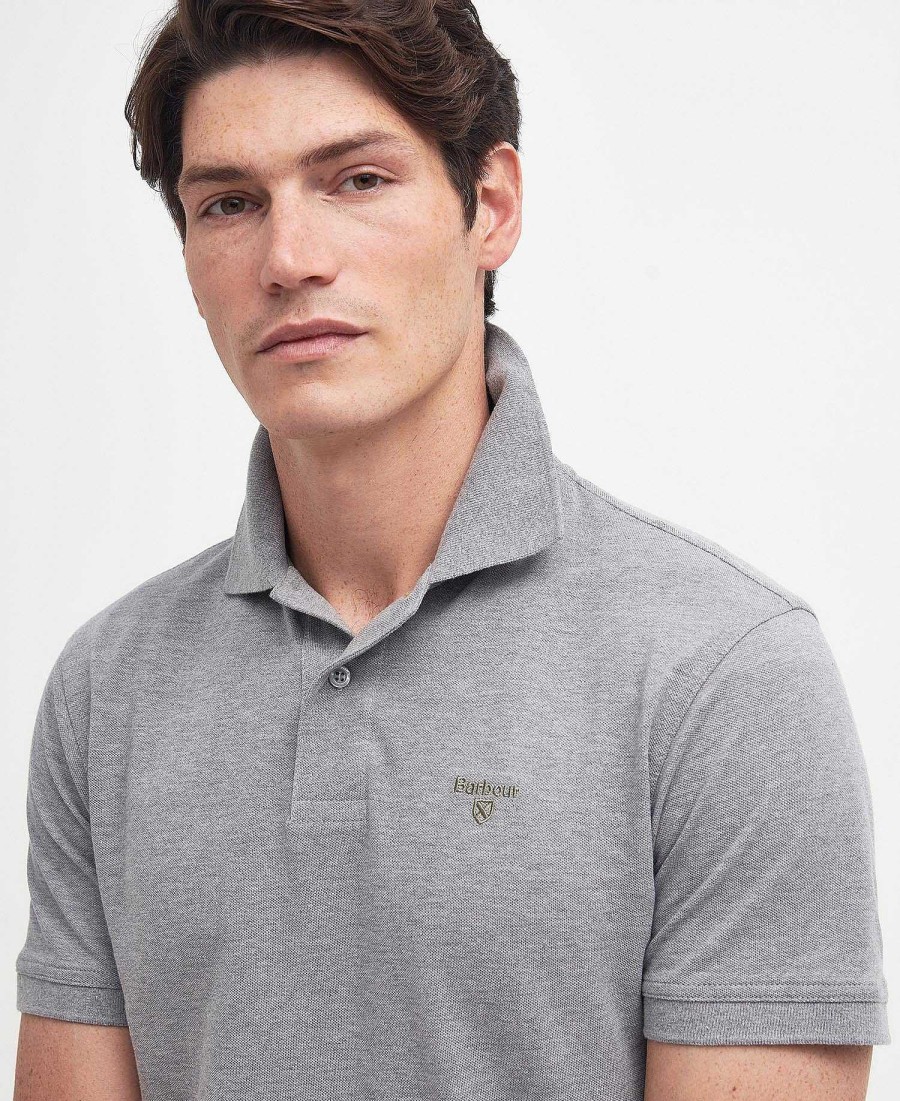 Men Barbour Polo Shirts | Lightweight Sports Polo Shirt