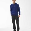 Men Barbour Jumpers | Corser Half-Zip Knitted Jumper