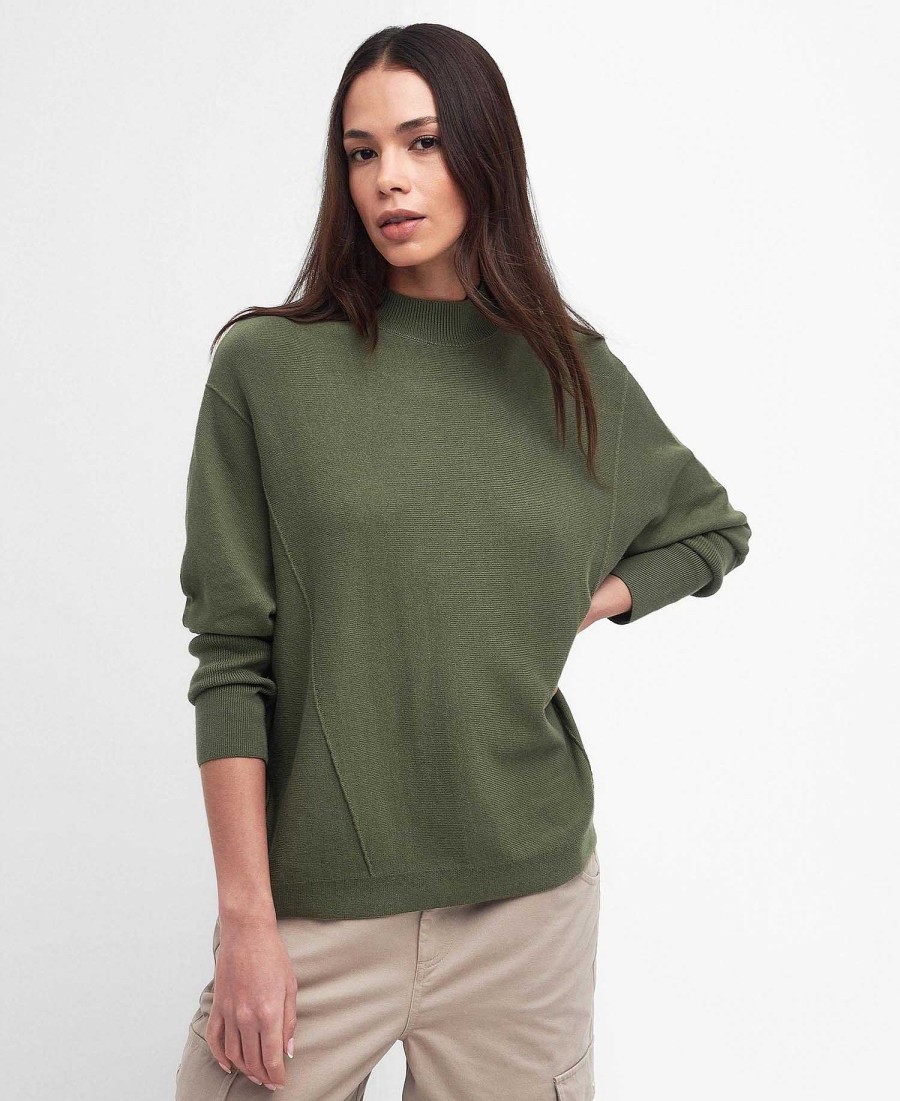 Women Barbour Jumpers | Roland High-Neck Jumper