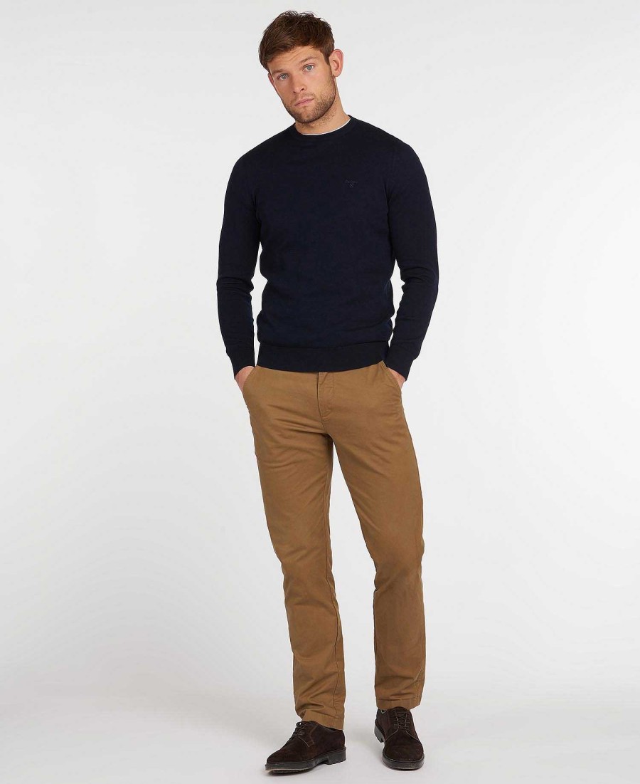 Men Barbour Jumpers | Light Cotton Sweatshirt