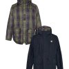 Women Barbour Waterproof Jackets | Barbour X Maison Kitsune Military Reversible Waterproof Jacket