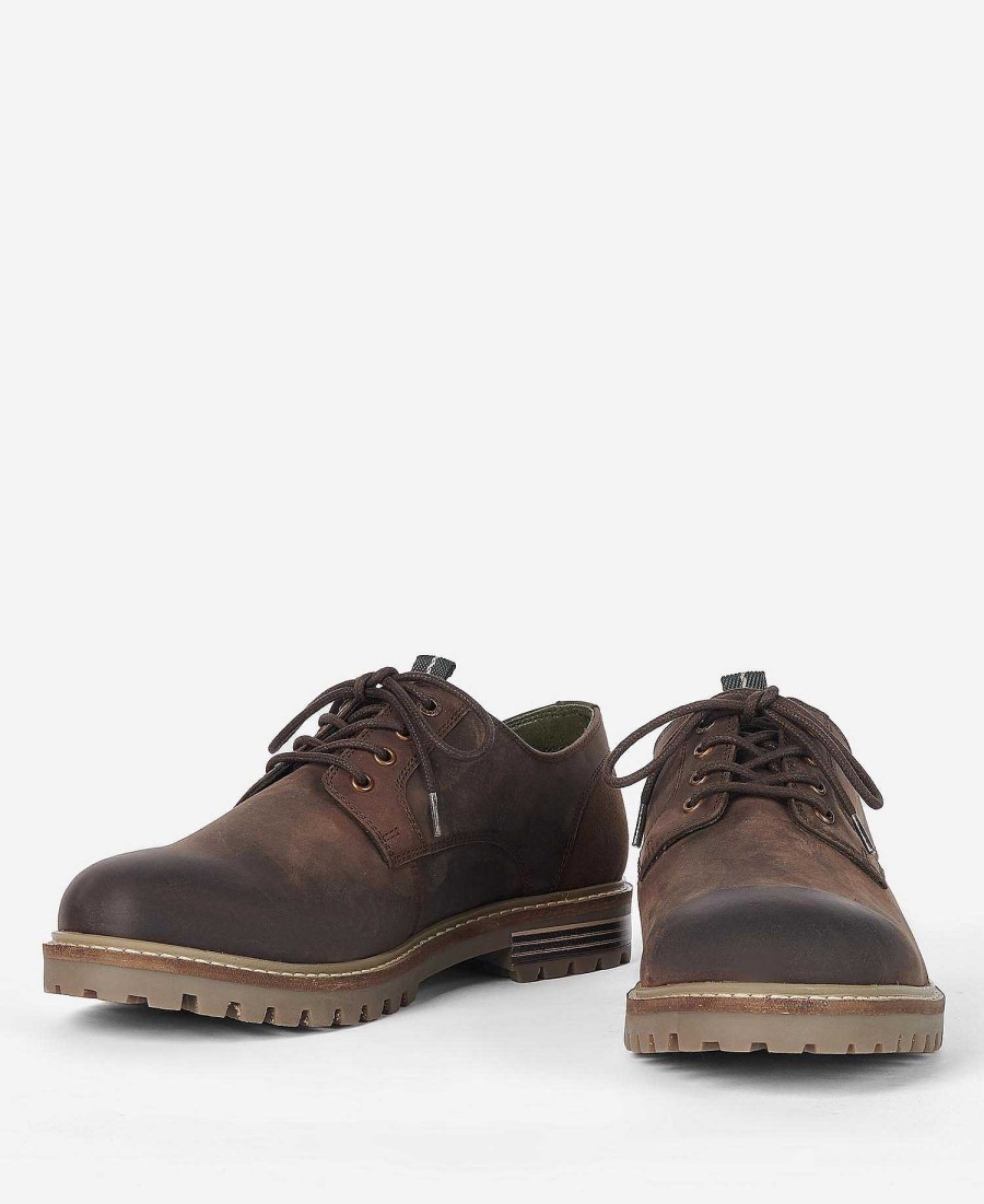 Men Barbour Shoes | Sandstone Derby Shoes