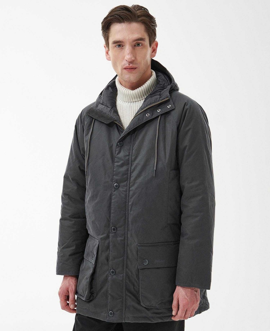 Men Barbour Waxed Jackets | Hooded Beaufort Wax Jacket