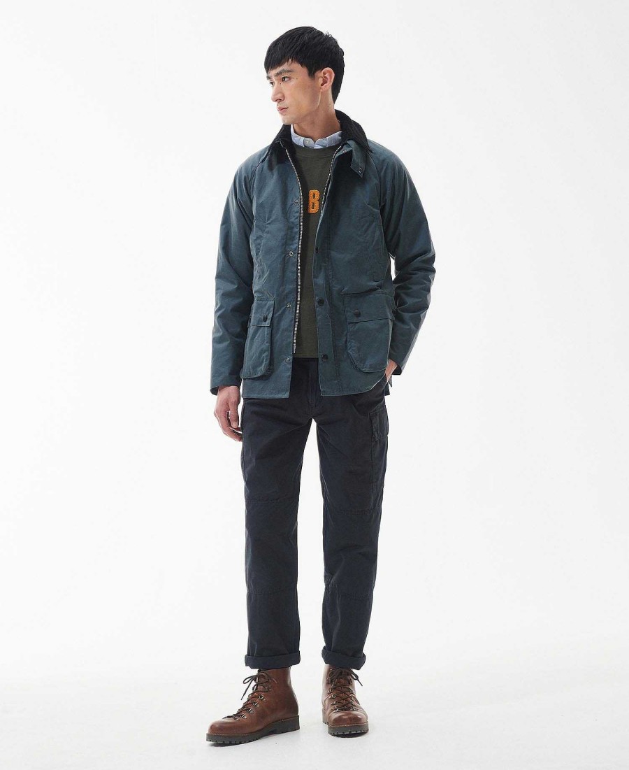 Men Barbour Waxed Jackets | Sl Bedale Waxed Cotton Jacket